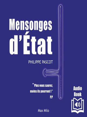 cover image of Mensonges d'État